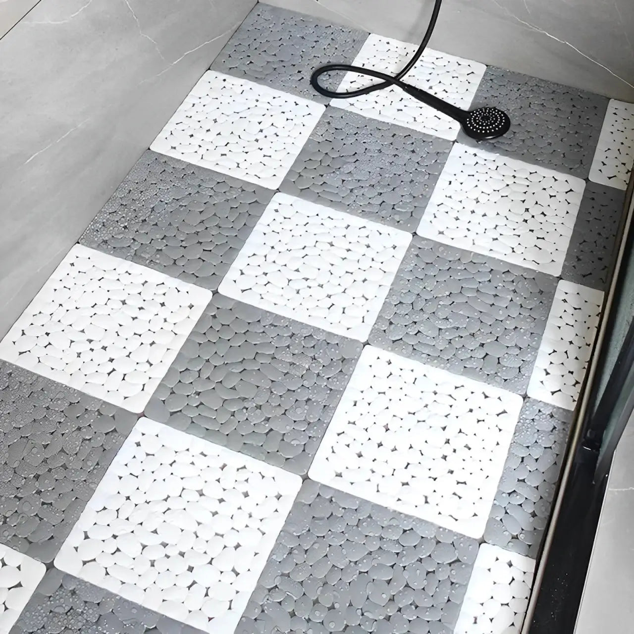 Antislip Douchemat 120×80 | Volledige Dekking & Anti‑schimmel – Tapis de Douche Antidérapant