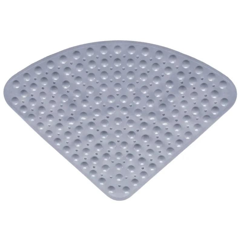 Tapis de Douche d’Angle Antidérapant - coloris gris